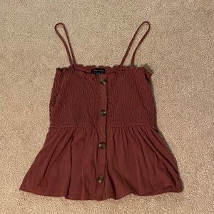 AE Smocked Spaghetti Strap Tank